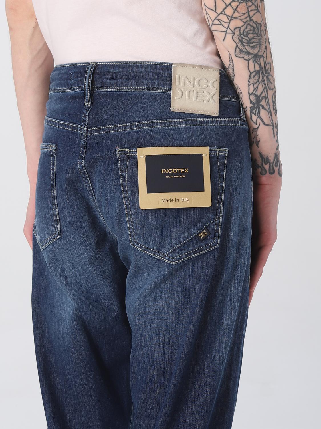 INCOTEX JEANS: Pants men Incotex, Denim - Img 3