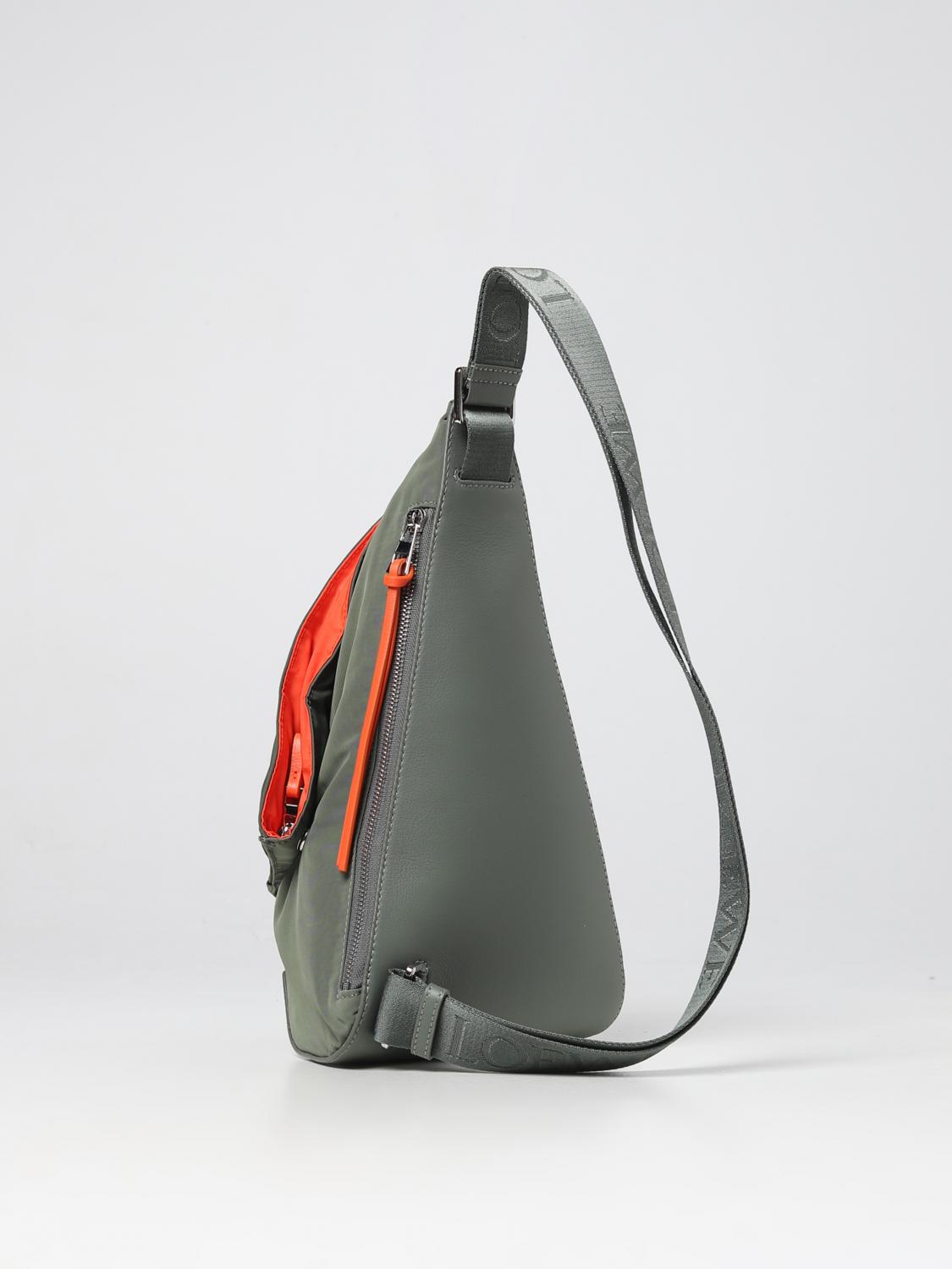 LOEWE BORSA A TRACOLLA: Borsa Anton Loewe in nylon, Verde - Img 2