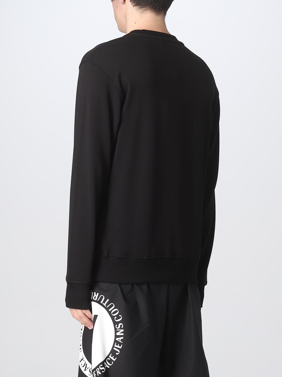 VERSACE JEANS COUTURE SWEATSHIRT: Versace Jeans Couture sweatshirt in cotton, Black - Img 2