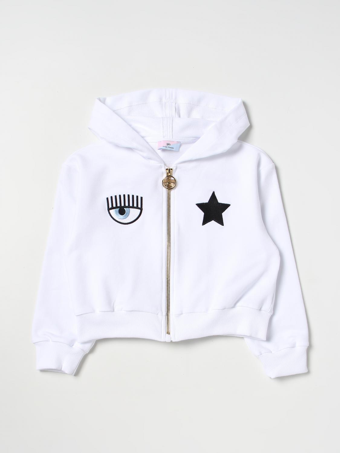 CHIARA FERRAGNI SWEATER: Sweater kids Chiara Ferragni, White - Img 1