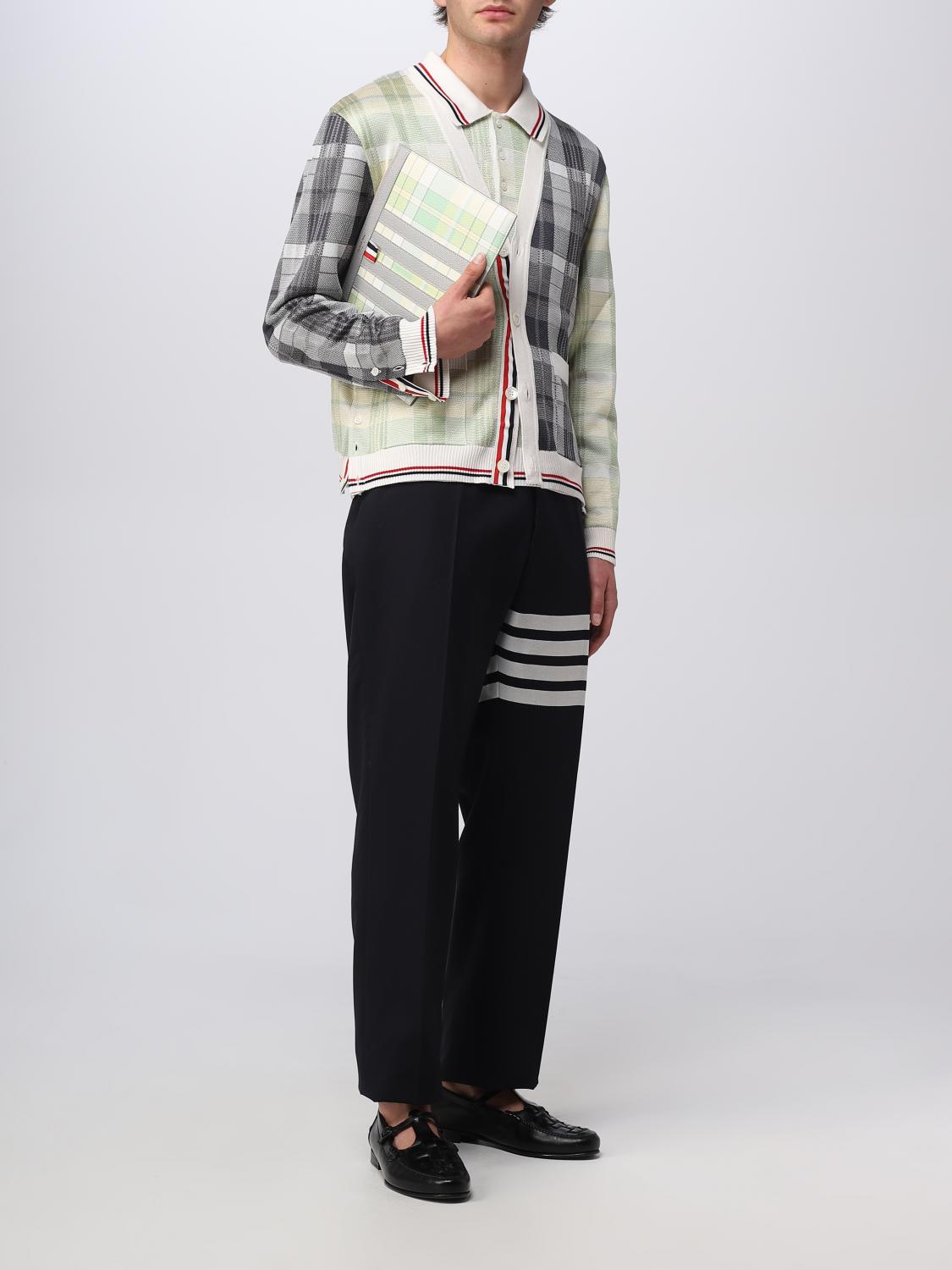 THOM BROWNE CARDIGAN: Thom Browne men's cardigan, Red - Img 2