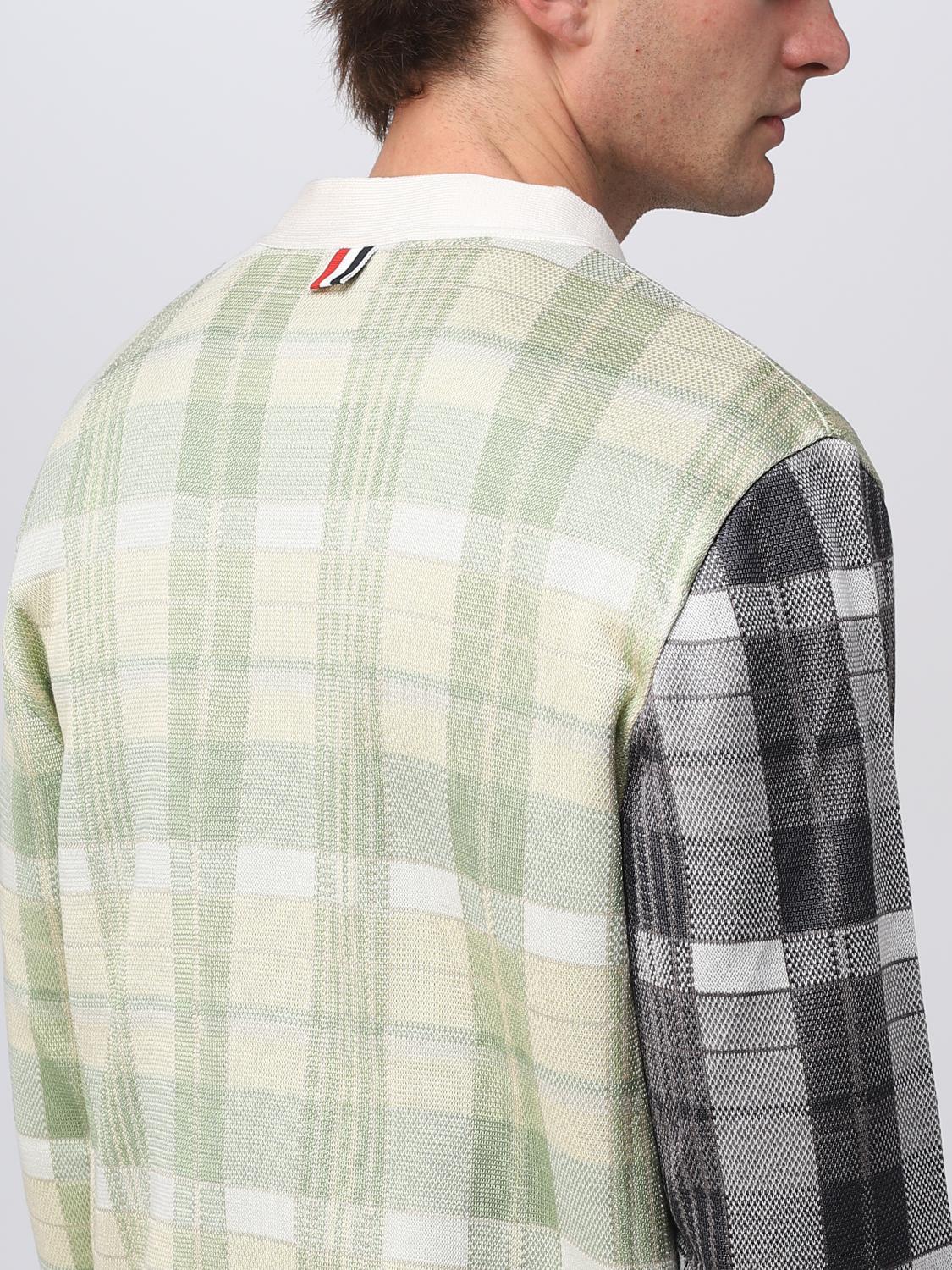 THOM BROWNE CARDIGAN: Thom Browne men's cardigan, Red - Img 5