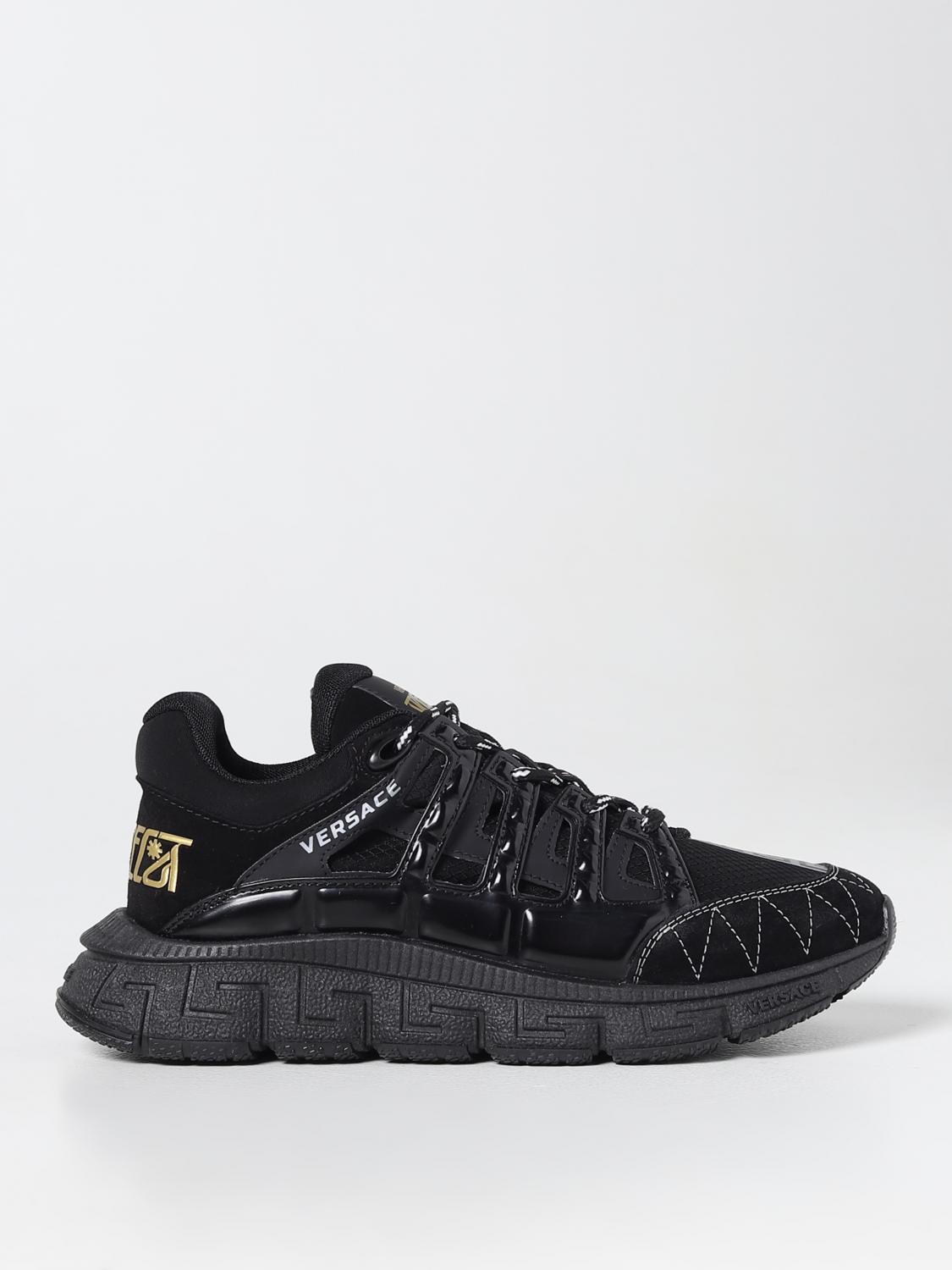 VERSACE Schuhe kinder Young Schwarz Versace Sneakers 10074821A04980 online auf GIGLIO.COM