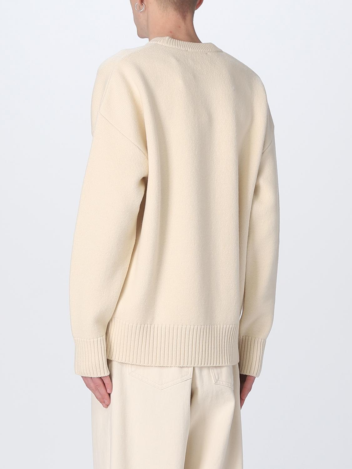 AMI PARIS: Sweater men - White | Ami Paris sweater UKS002018