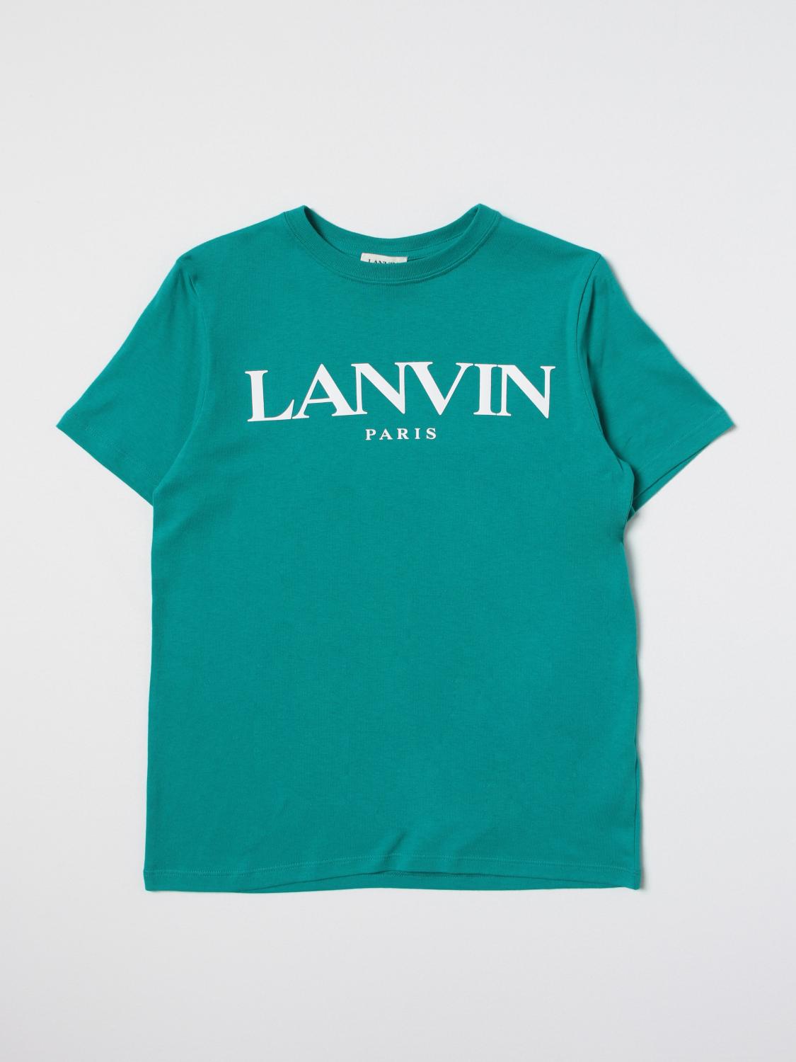LANVIN T-SHIRT: T-shirt kids Lanvin, Green - Img 1