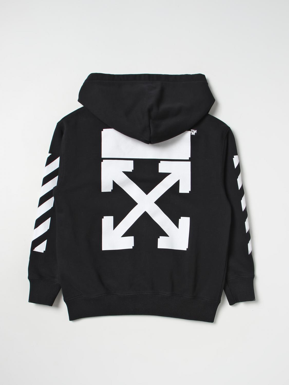 OFF-WHITE KIDS JERSEY: Jersey niños Off-white, Negro - Img 2