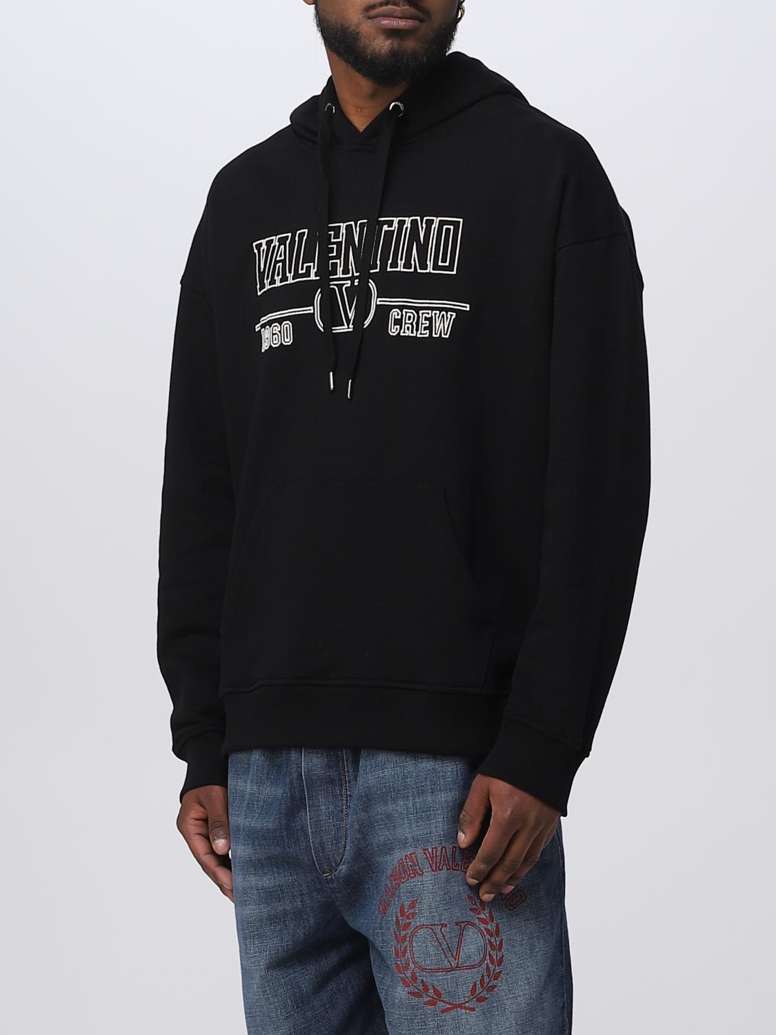 Valentino Sweatshirt men - Black | 2V3MF22W935 | GIGLIO.COM