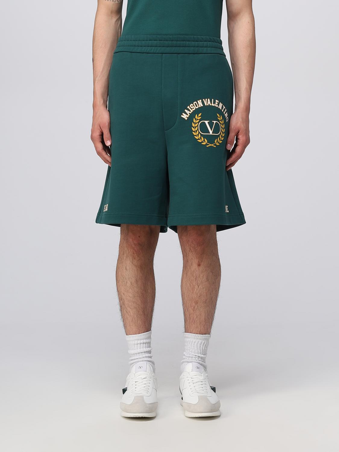 Valentino Short men - Green | 2V3MD03V93L | GIGLIO.COM