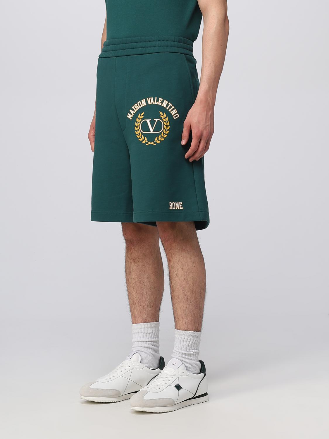 Valentino Short men - Green | 2V3MD03V93L | GIGLIO.COM