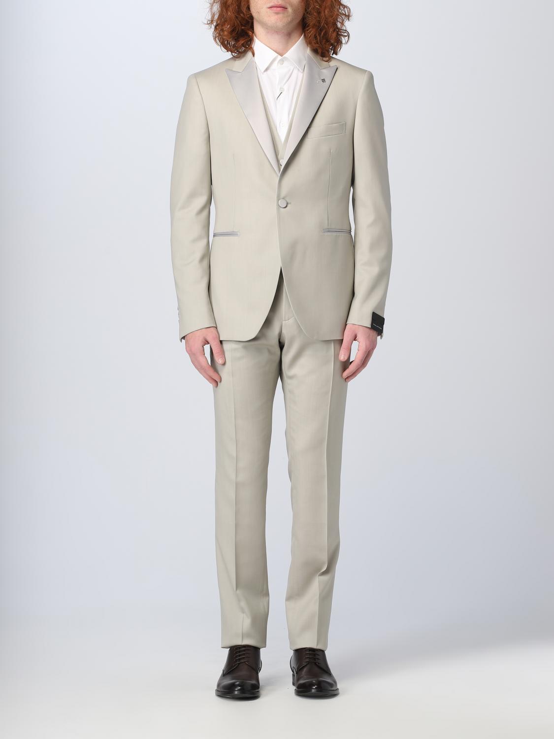 TAGLIATORE SUIT: Suit men Tagliatore, Beige - Img 1