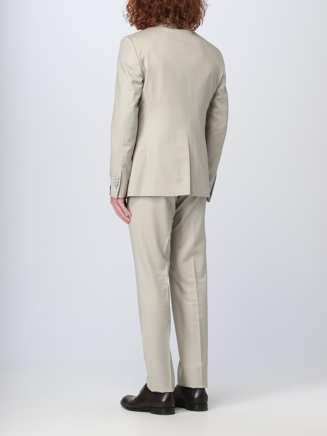 TAGLIATORE SUIT: Suit men Tagliatore, Beige - Img 3