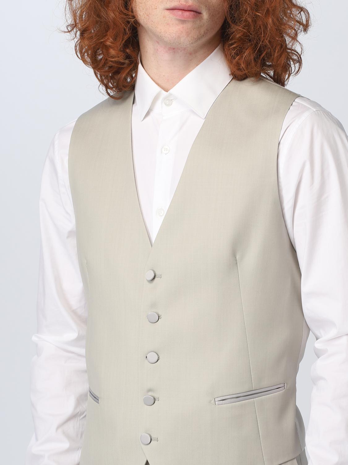 TAGLIATORE SUIT: Suit men Tagliatore, Beige - Img 6