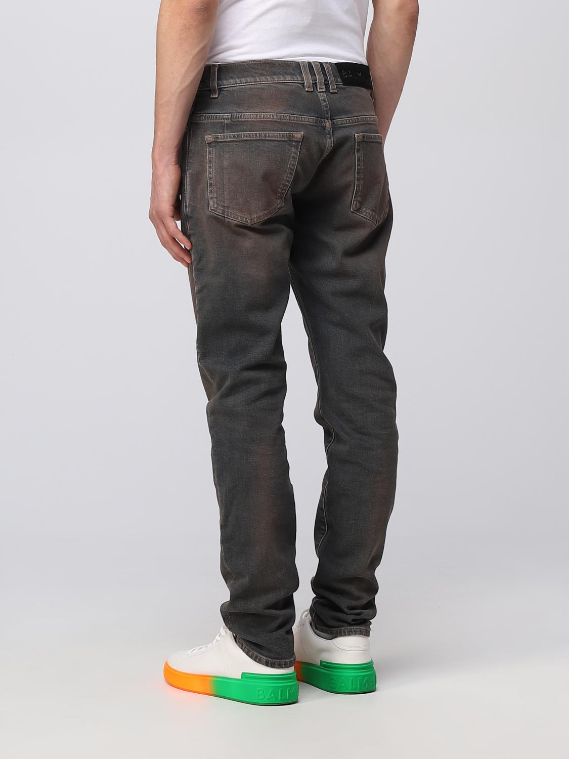 BALMAIN JEANS: Jeans Balmain in denim, Blue - Img 2