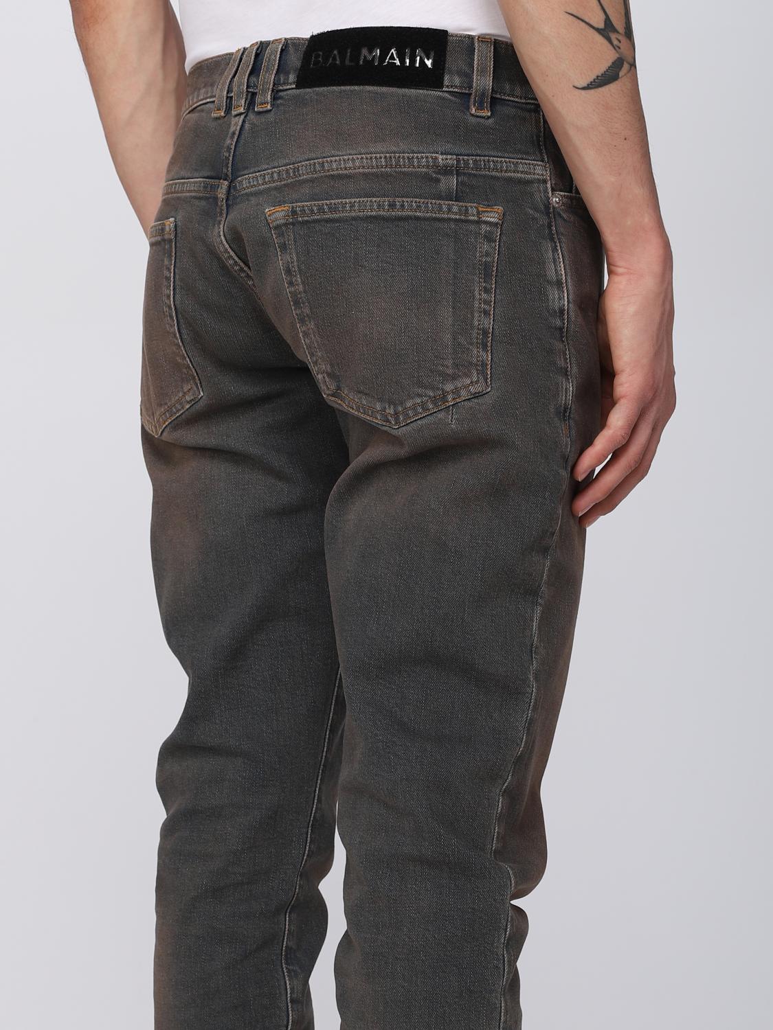 BALMAIN JEANS: Jeans Balmain in denim, Blue - Img 4