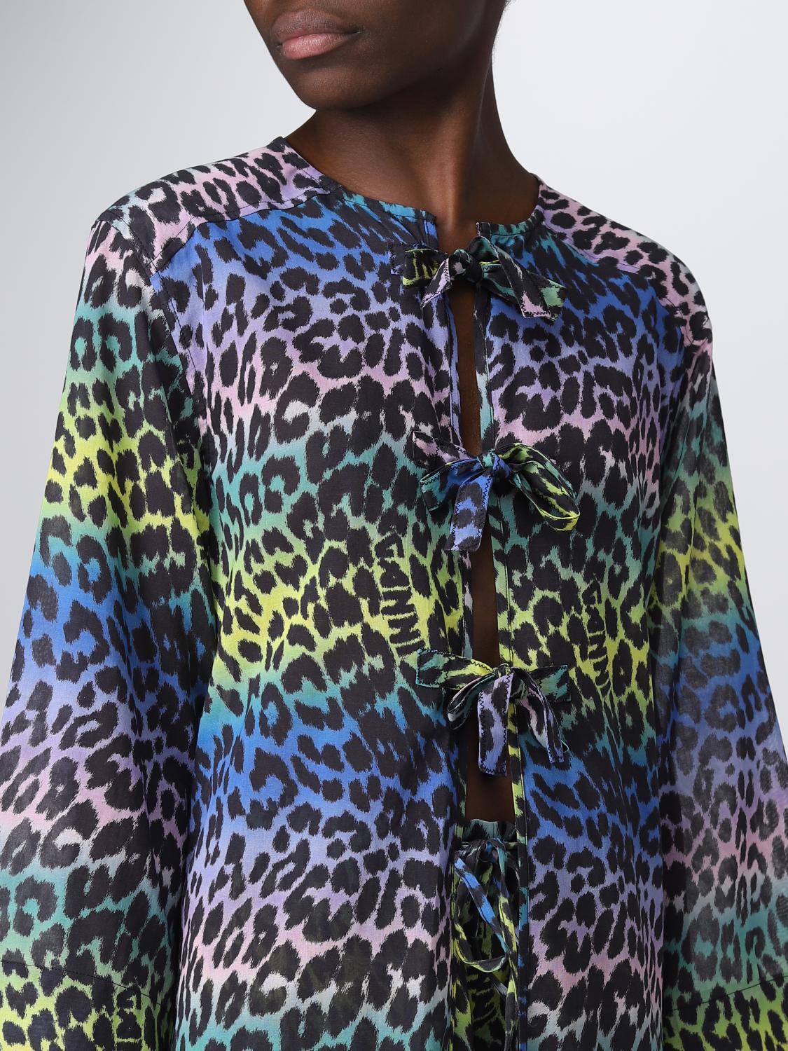 GANNI CAMISA: Camisa mujer Ganni, Fantasía - Img 4