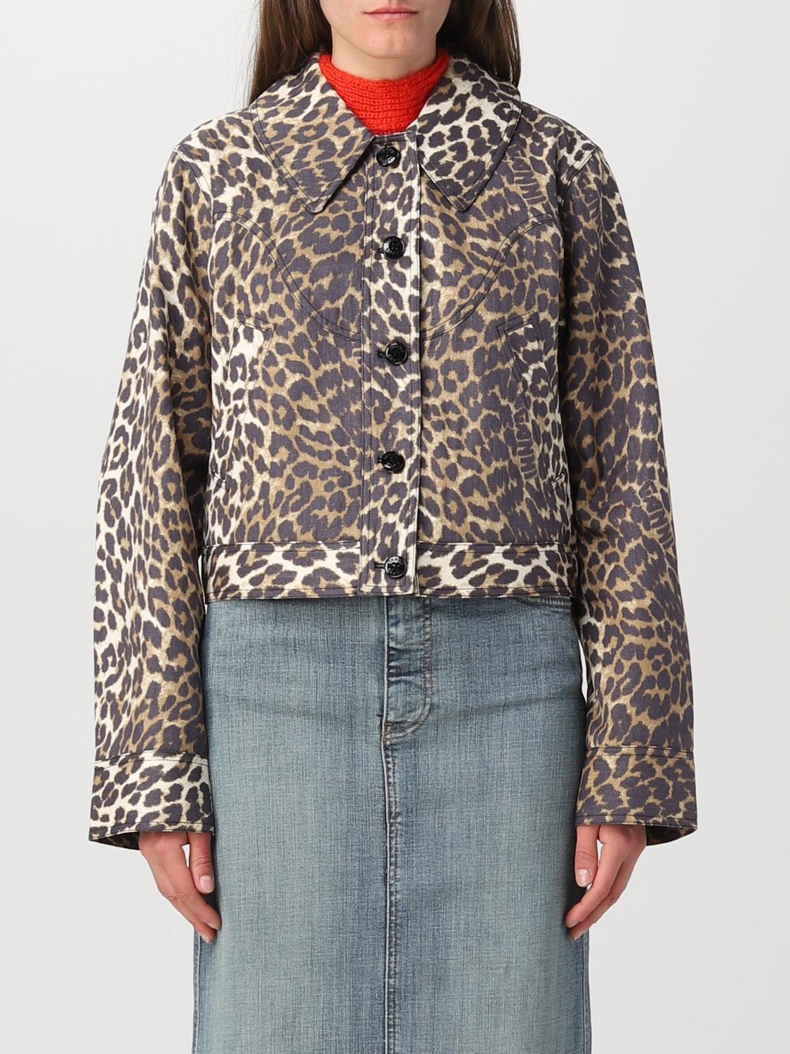 GANNI BLAZER: Ganni jacket in hemp and organic cotton, White - Img 1