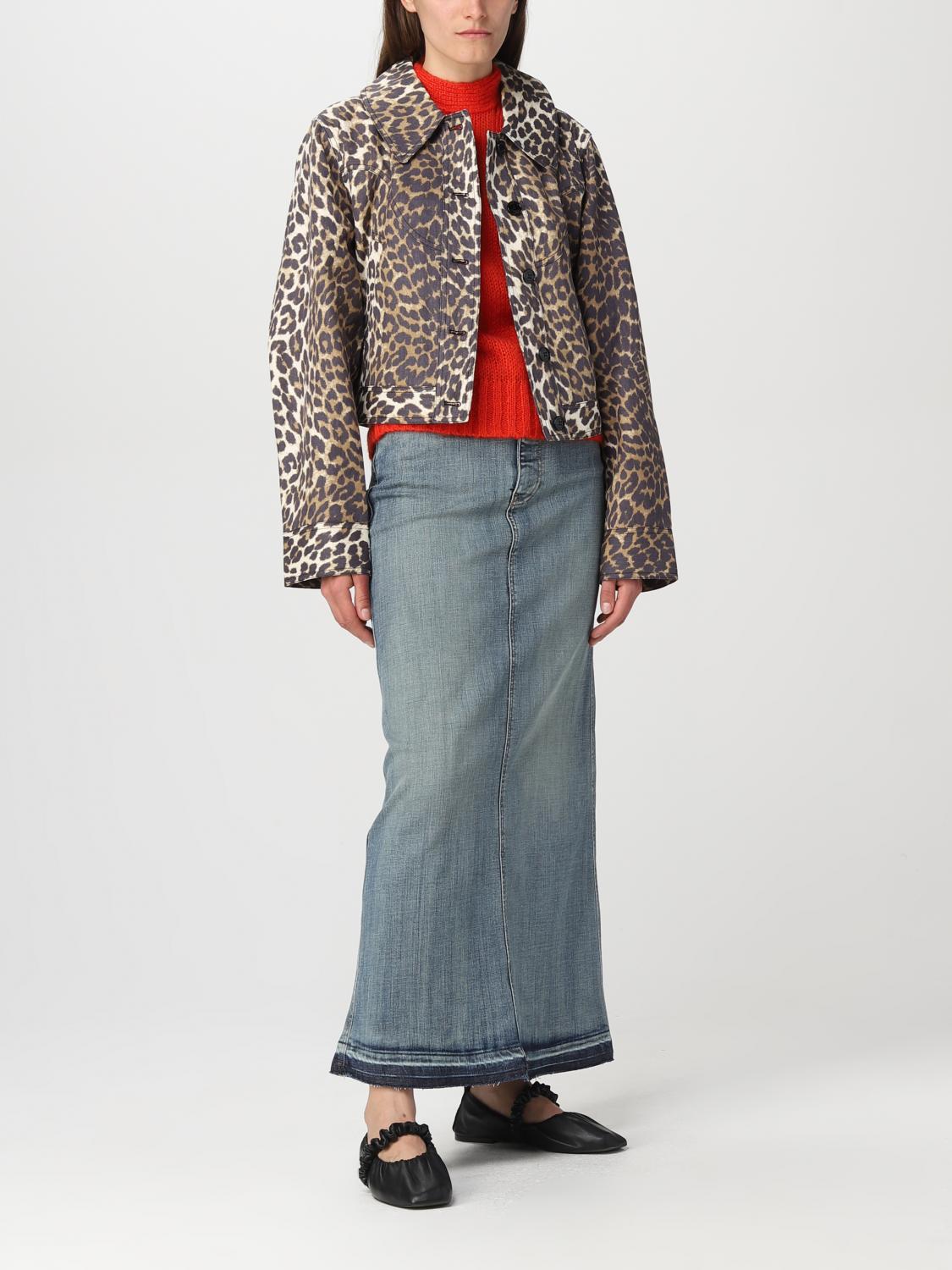 GANNI BLAZER: Ganni jacket in hemp and organic cotton, White - Img 2