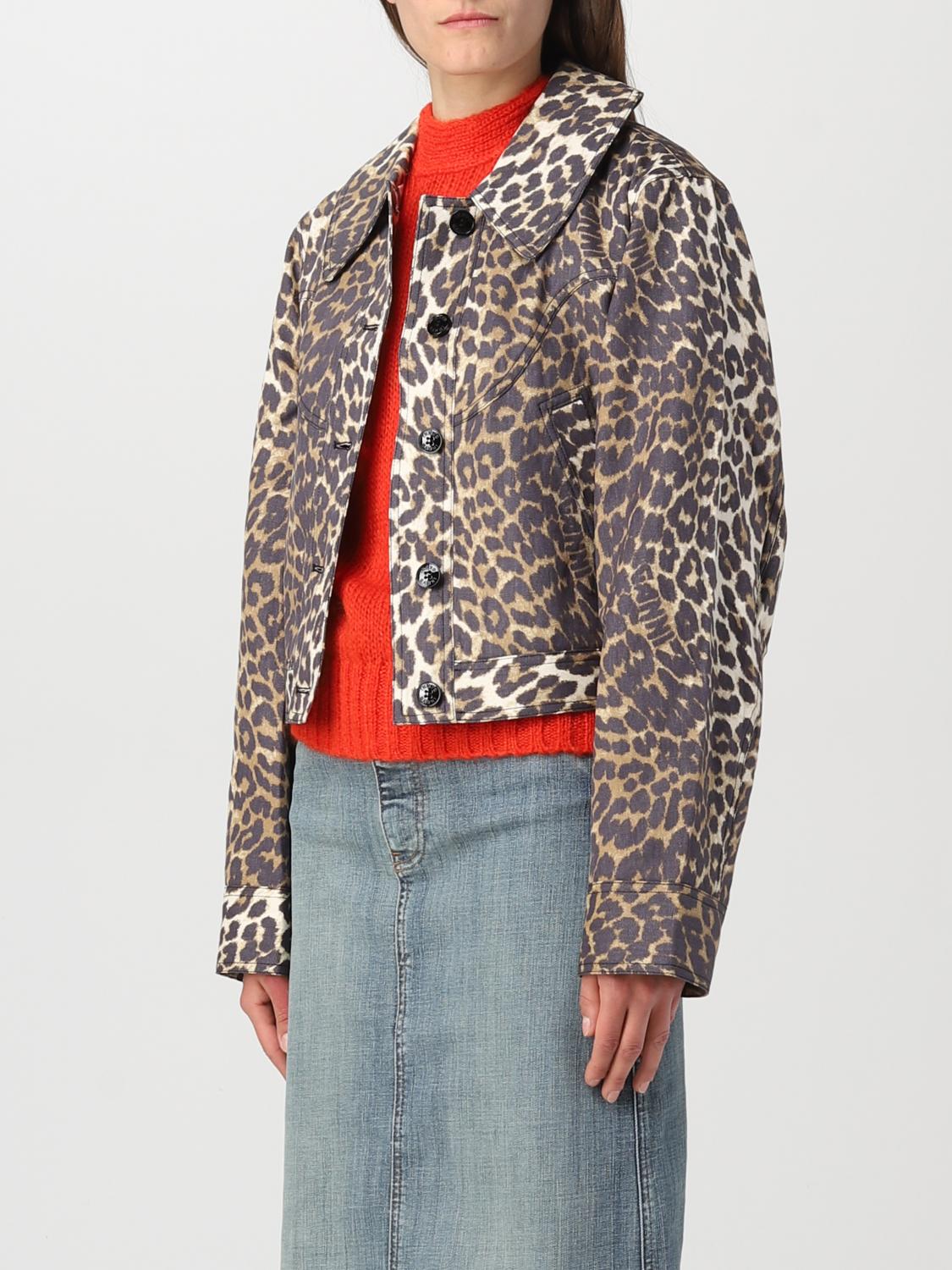 GANNI BLAZER: Ganni jacket in hemp and organic cotton, White - Img 4