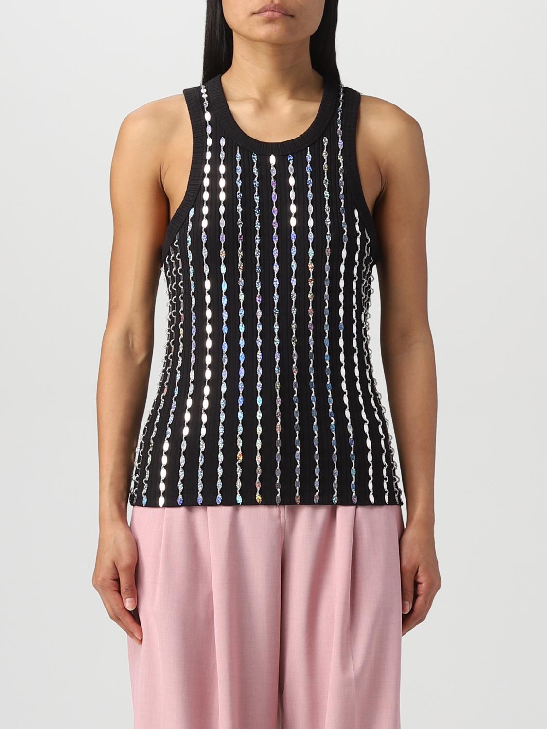 GANNI TOP: Top mujer Ganni, Negro - Img 1