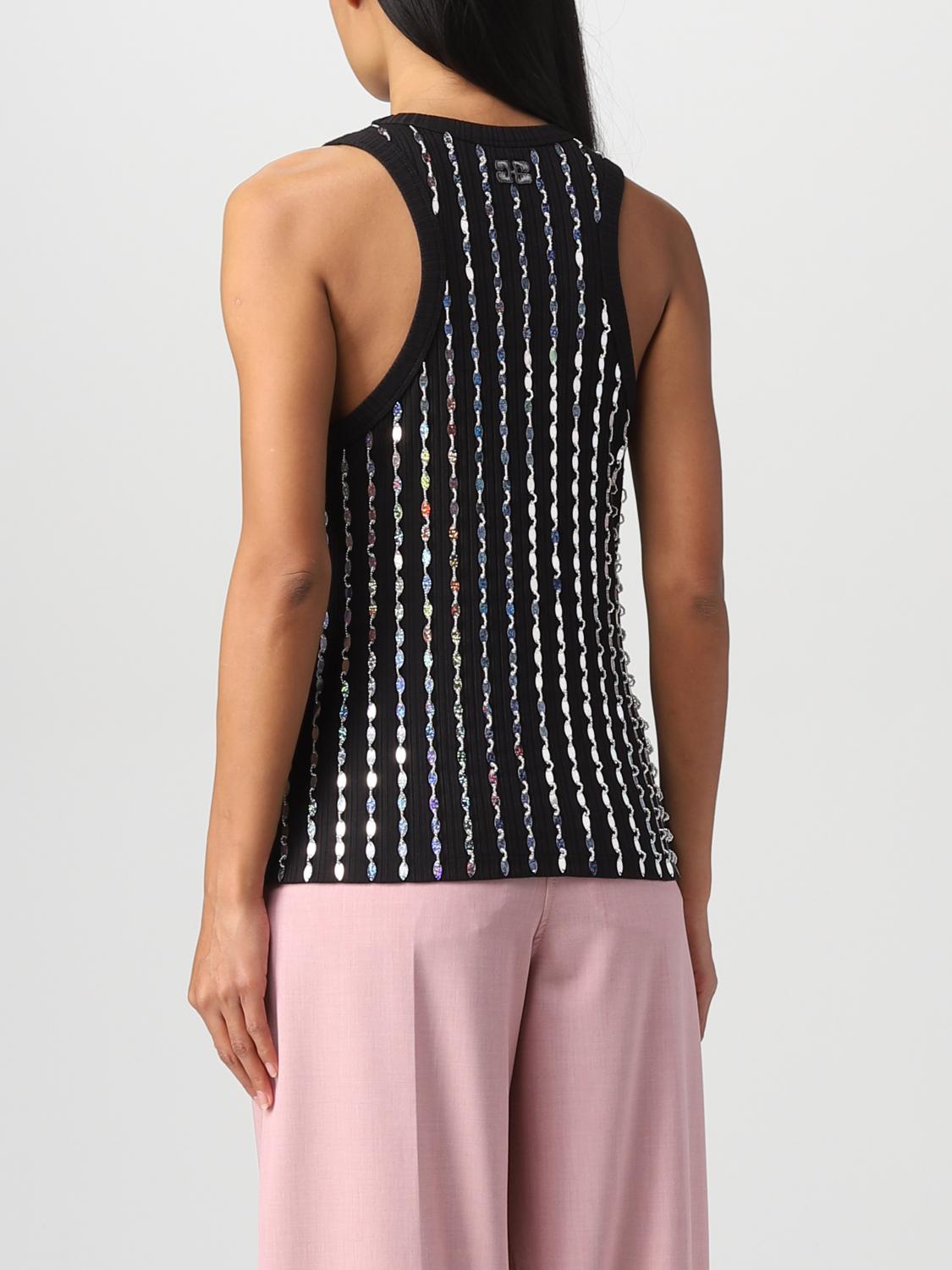 GANNI TOP: Top mujer Ganni, Negro - Img 3