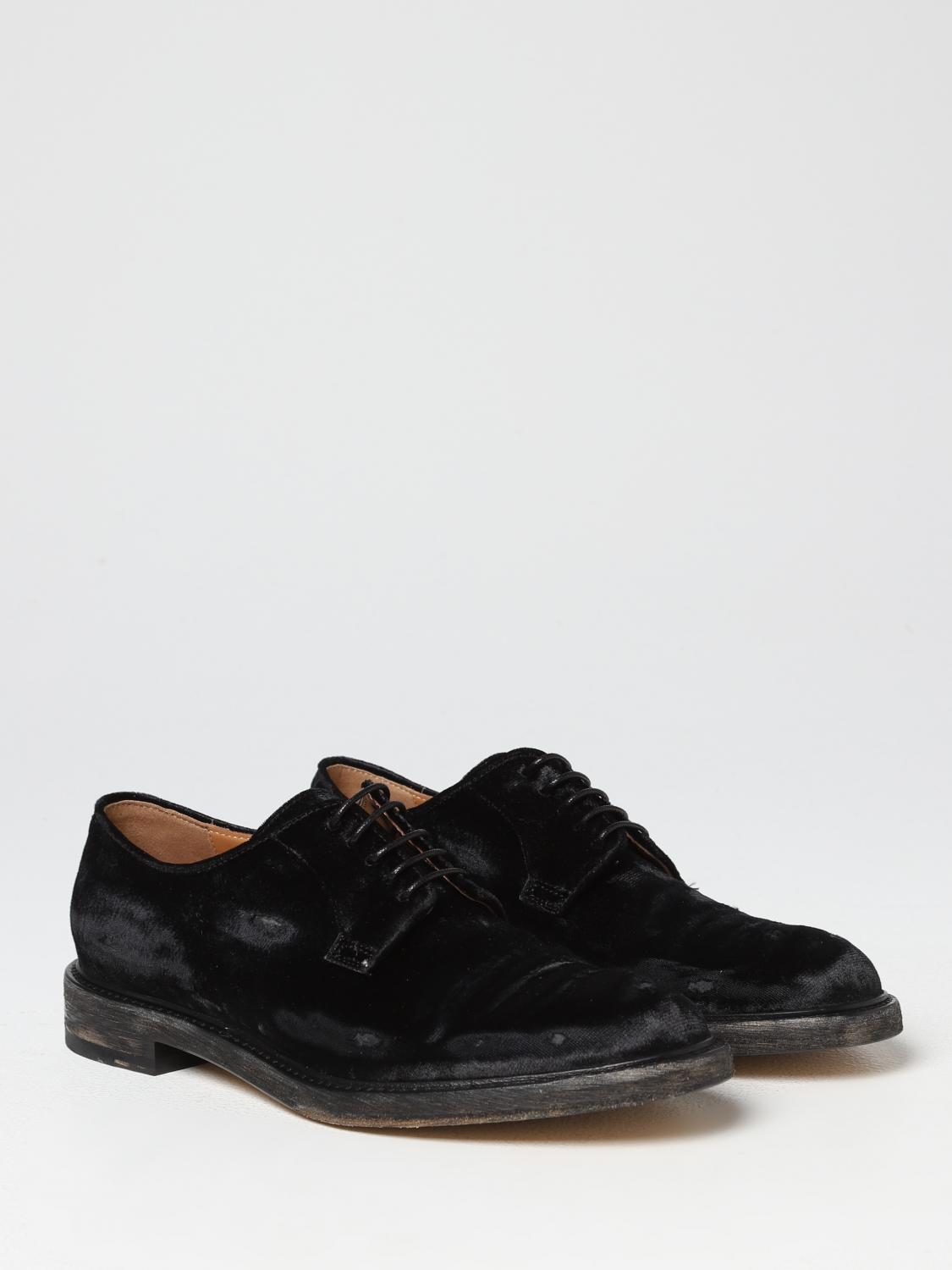MAISON MARGIELA SCARPE STRINGATE: Derby Maison Margiela in ciniglia used, Nero - Img 2