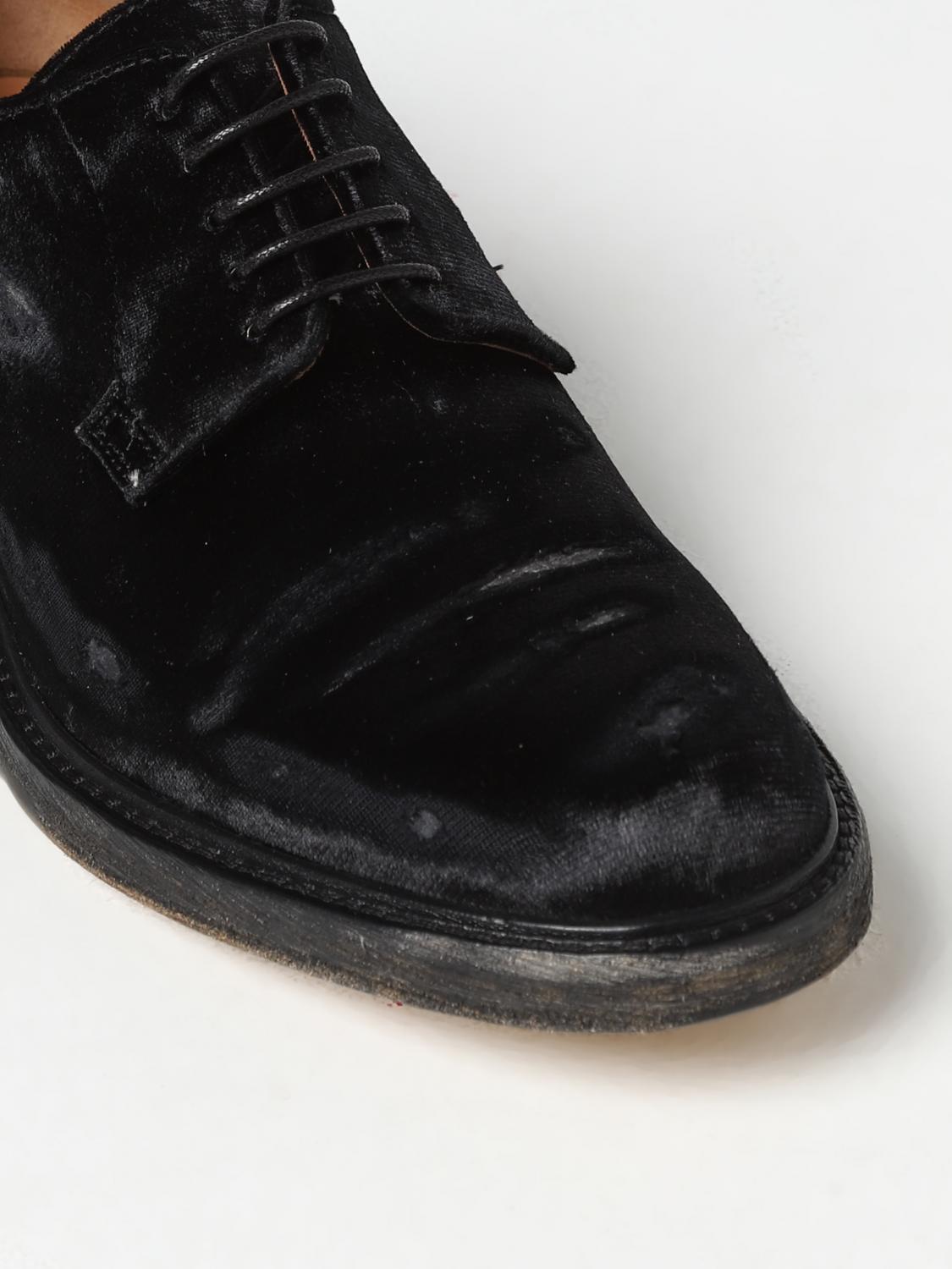MAISON MARGIELA SCARPE STRINGATE: Derby Maison Margiela in ciniglia used, Nero - Img 4