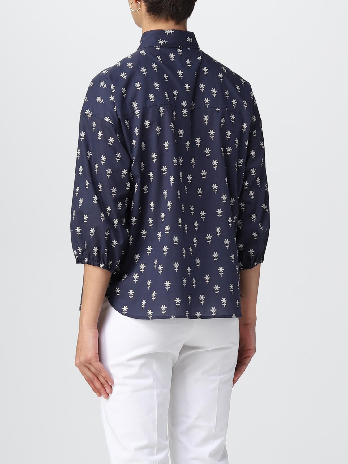 SLOWEAR CAMISA: Camisa mujer Slower, Azul Oscuro - Img 2