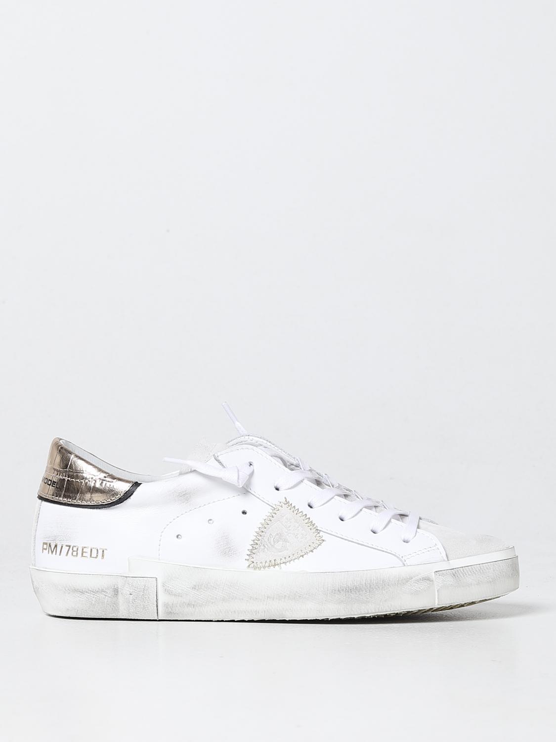 PHILIPPE MODEL ZAPATILLAS: Zapatillas mujer Philippe Model, Blanco - Img 1