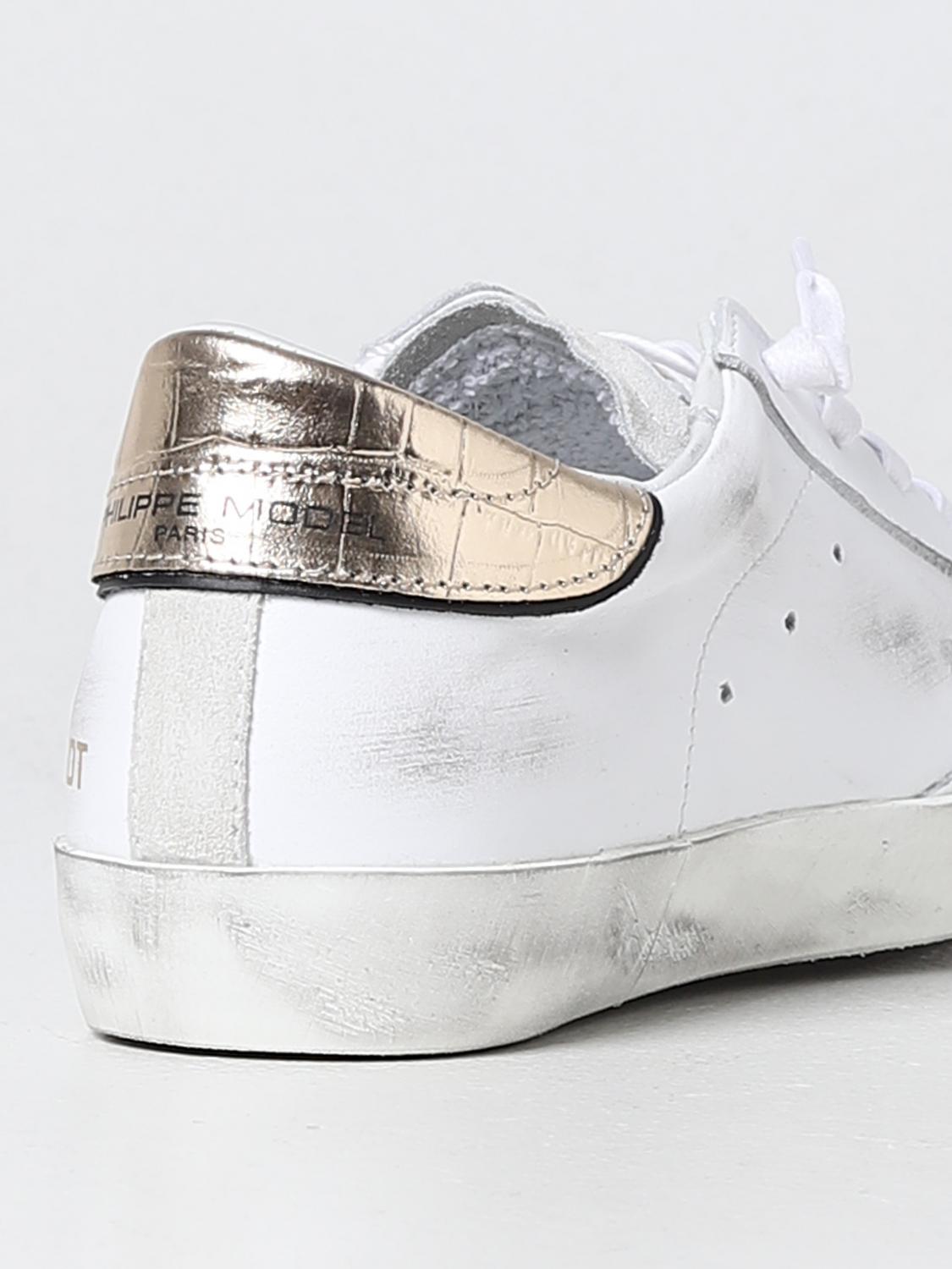 PHILIPPE MODEL ZAPATILLAS: Zapatillas mujer Philippe Model, Blanco - Img 3