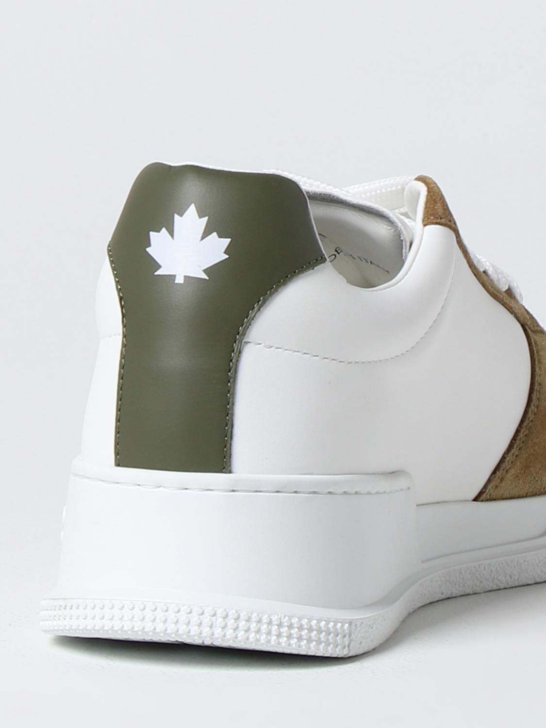 DSQUARED2 BASKETS: Baskets homme Dsquared2, Blanc 1 - Img 3