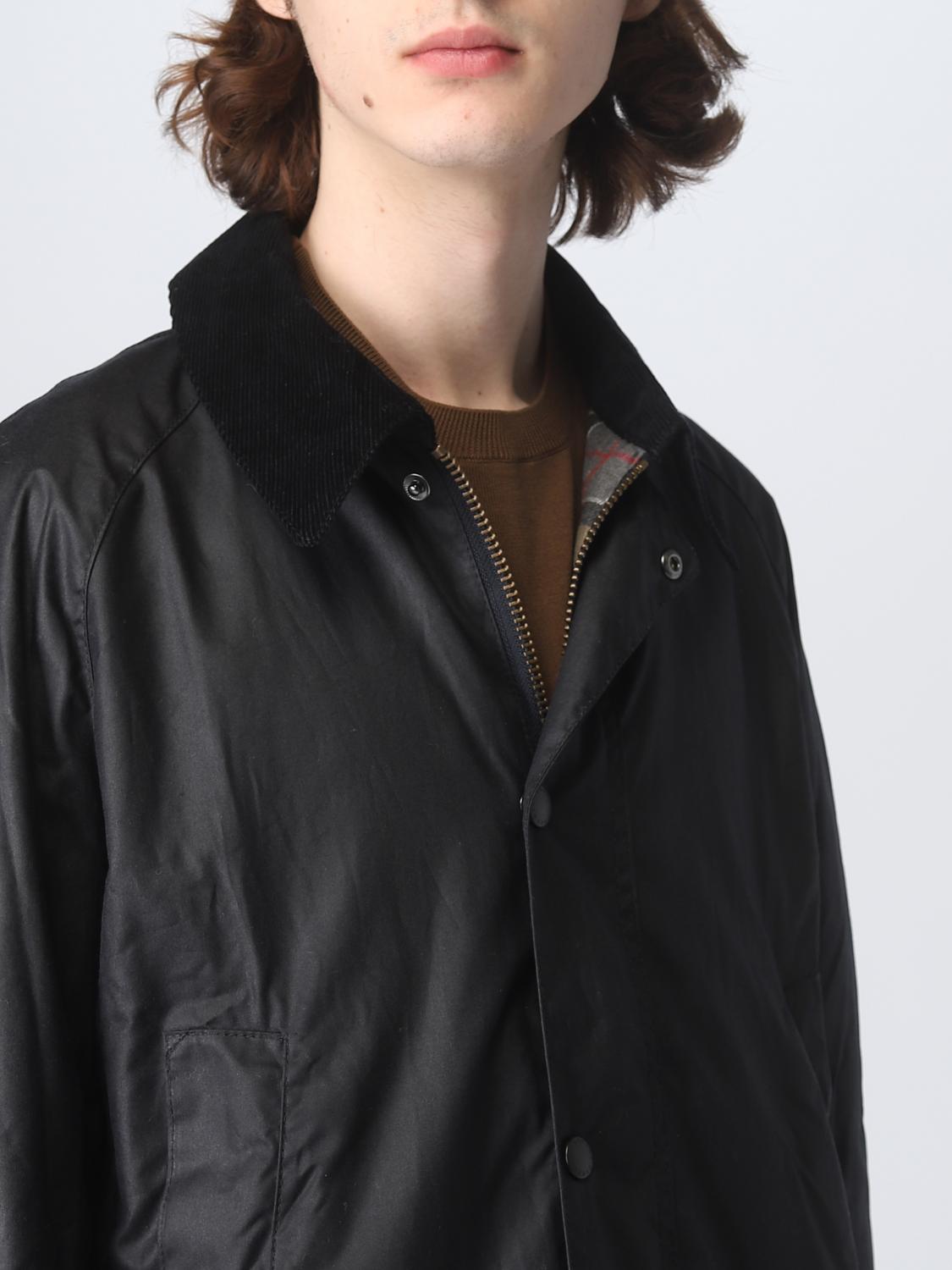 BARBOUR ジャケット: Barbour ワックスドナイロンジャケット, ネイビー - Img 4