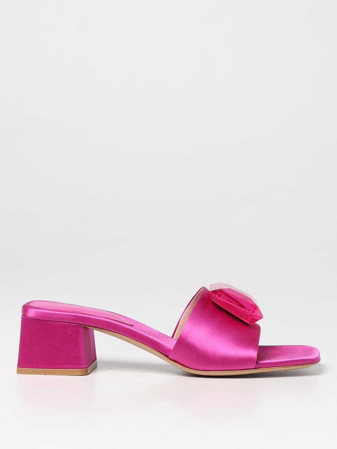 GIANVITO ROSSI HEELED SANDAL: High heel shoes woman Gianvito Rossi, Pink - Img 1