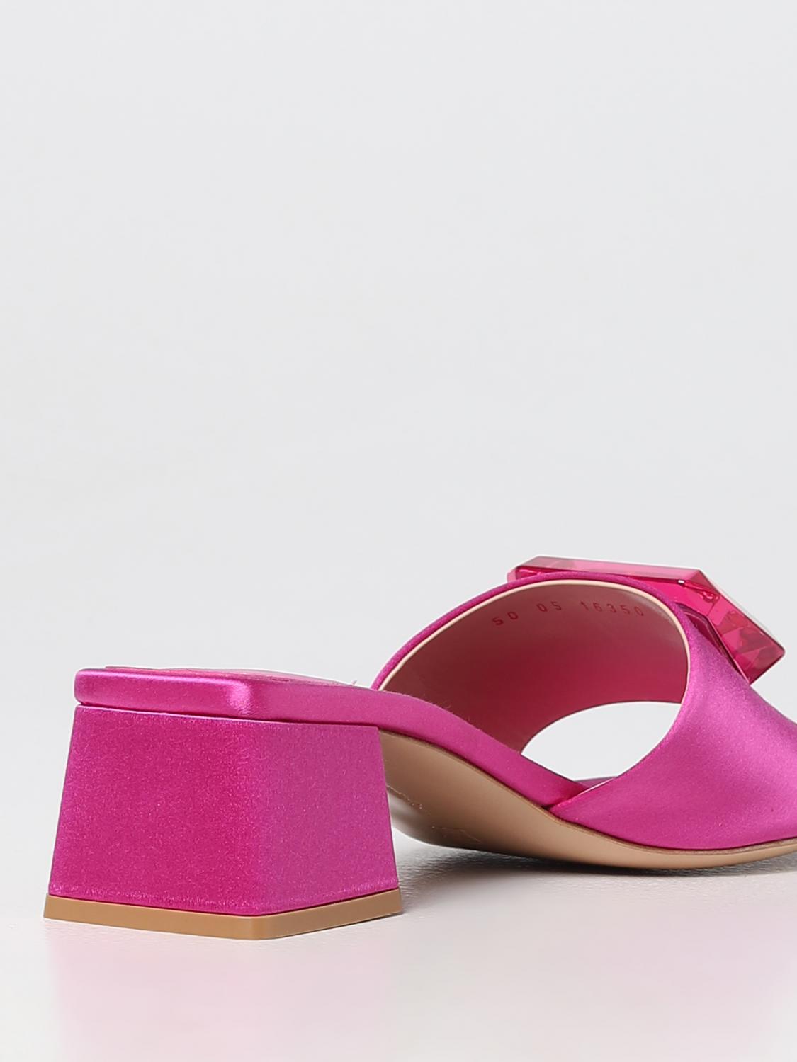 GIANVITO ROSSI HEELED SANDAL: High heel shoes woman Gianvito Rossi, Pink - Img 3