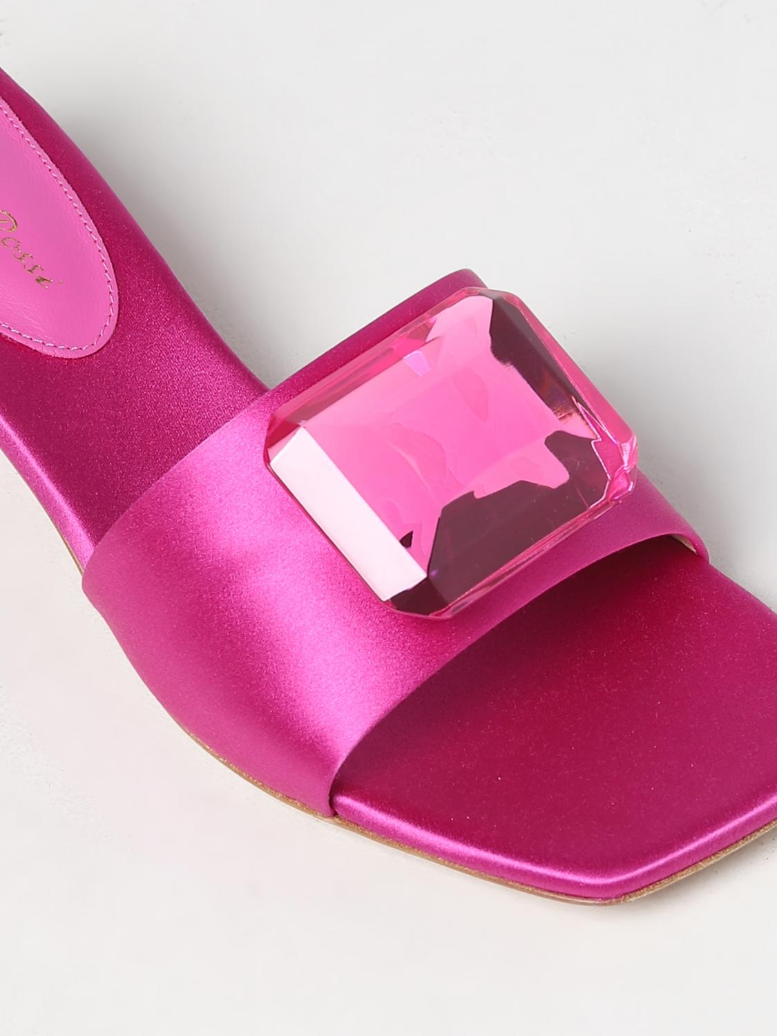 GIANVITO ROSSI HEELED SANDAL: High heel shoes woman Gianvito Rossi, Pink - Img 4