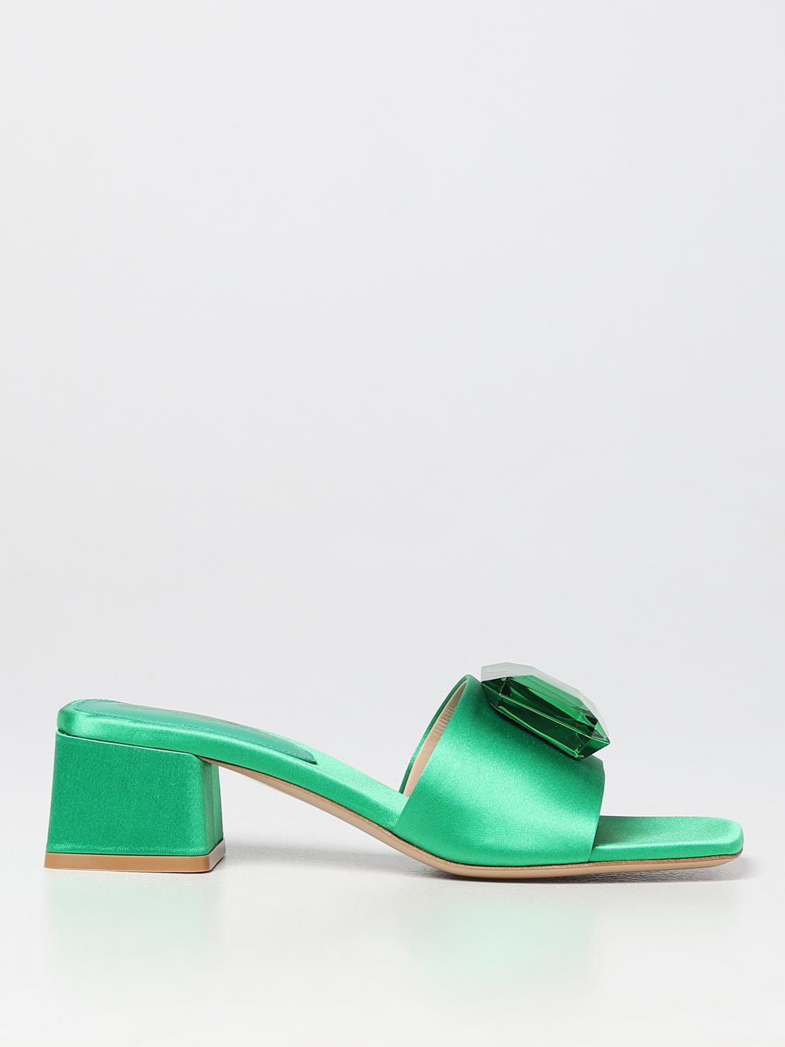 GIANVITO ROSSI SANDALEN MIT ABSATZ: Absatzschuhe damen Gianvito Rossi, Grün - Img 1