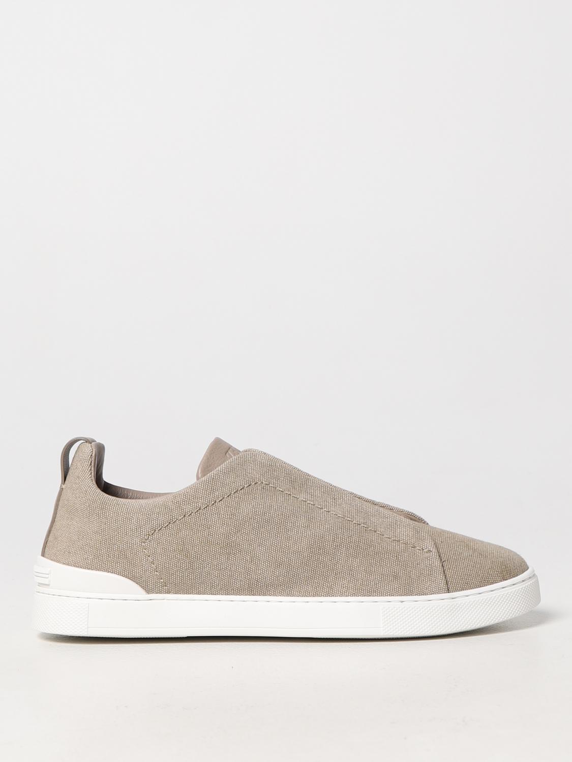 ZEGNA SNEAKERS: Sneakers men Zegna, Beige - Img 1