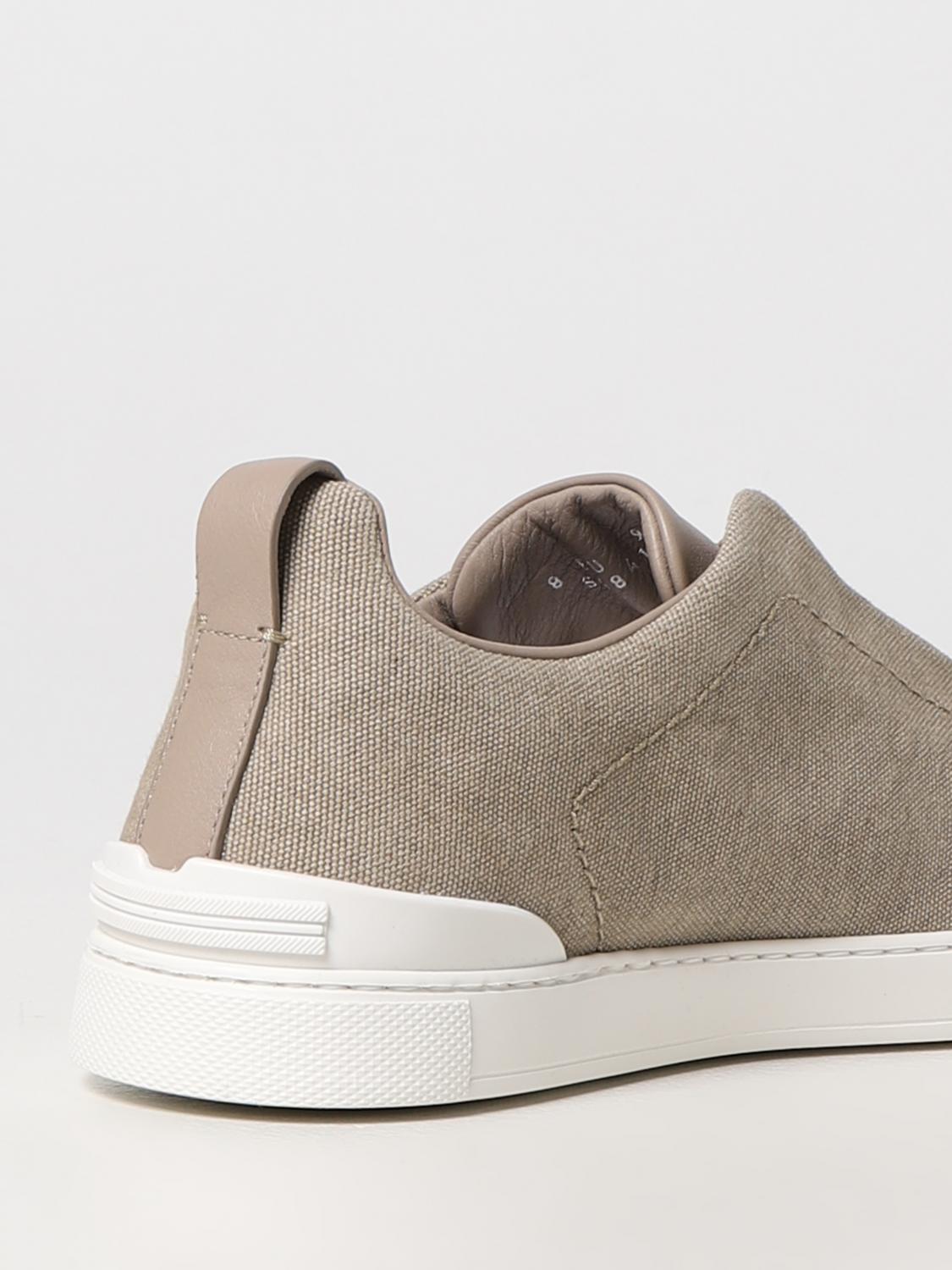 ZEGNA SNEAKERS: Sneakers men Zegna, Beige - Img 3
