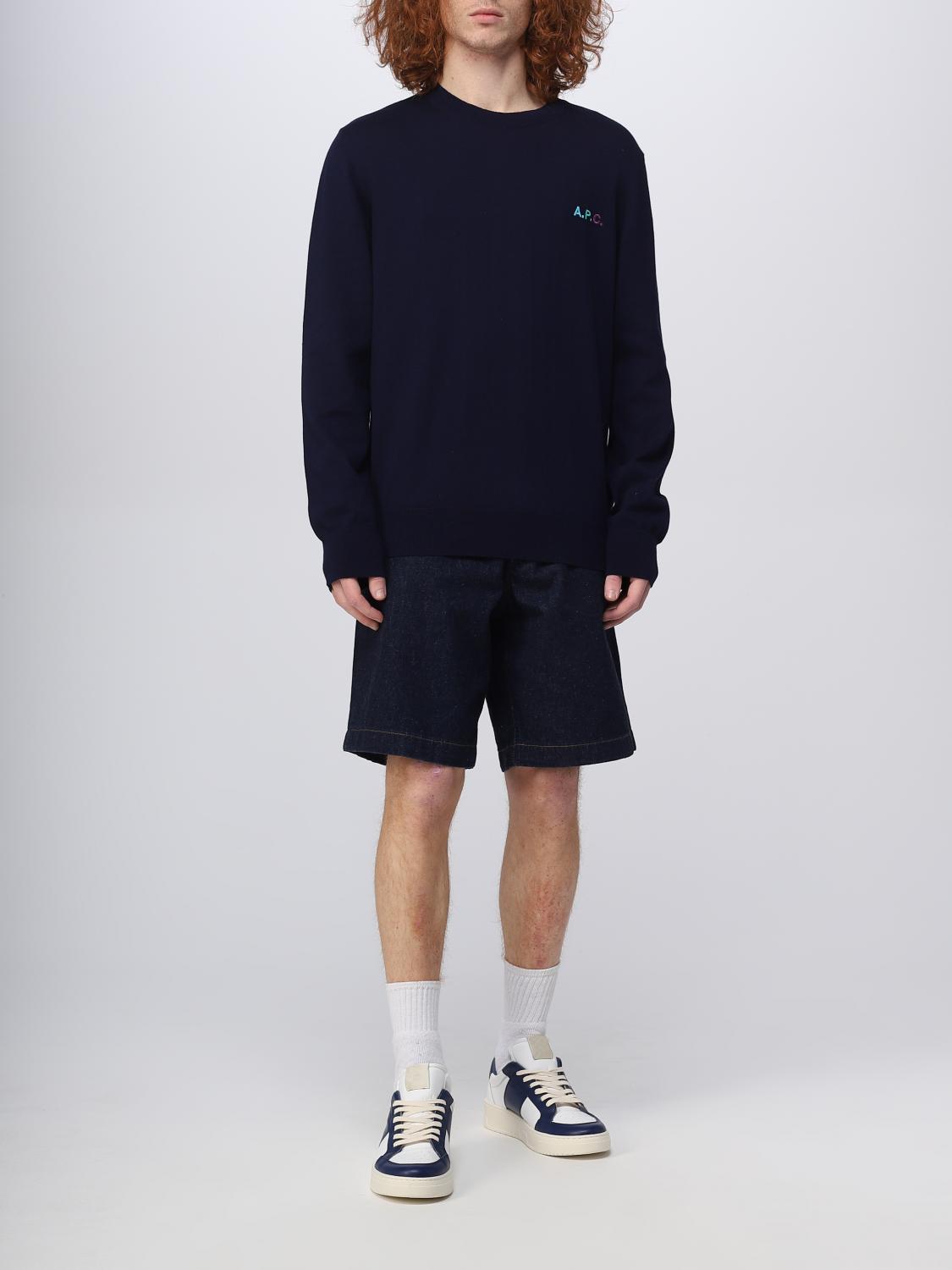 A.P.C. 스웨터: 스웨터 남성 A.P.C., 블루 1 - Img 2