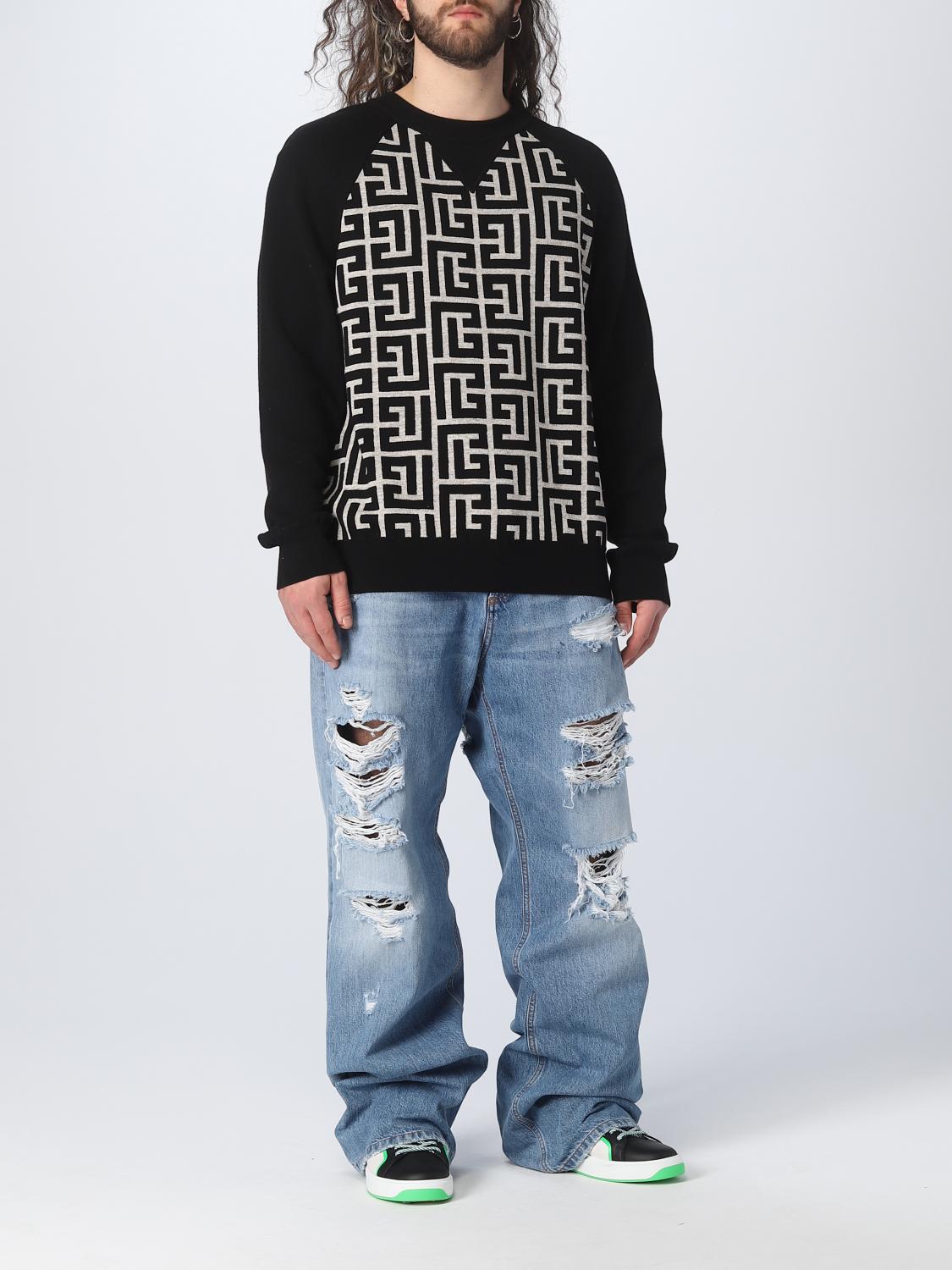 BALMAIN PULL: Pull homme Balmain, Noir - Img 2
