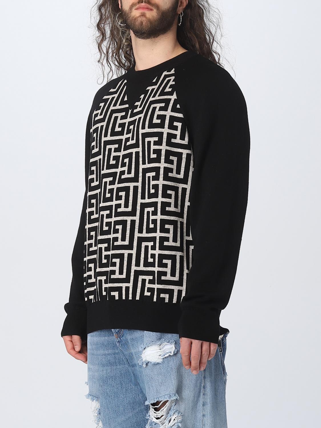 BALMAIN PULL: Pull homme Balmain, Noir - Img 4