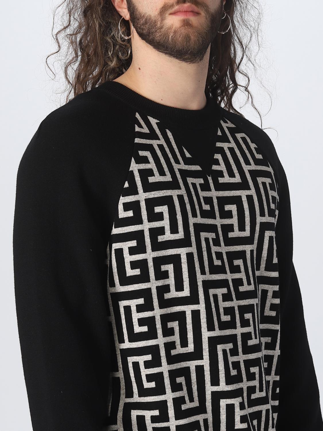BALMAIN PULL: Pull homme Balmain, Noir - Img 5