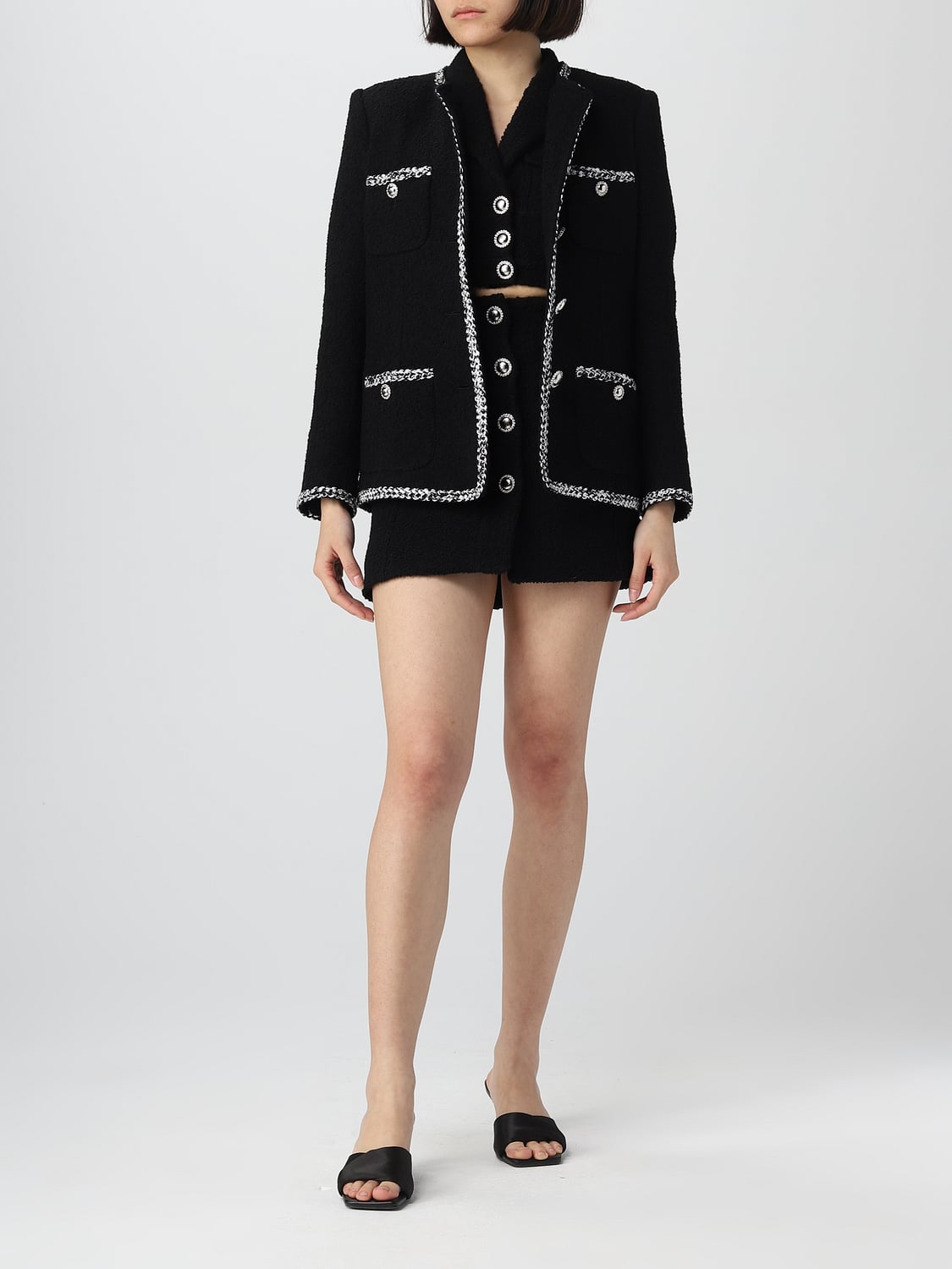 ALESSANDRA RICH BLAZER: Blazer damen Alessandra Rich, Schwarz - Img 2