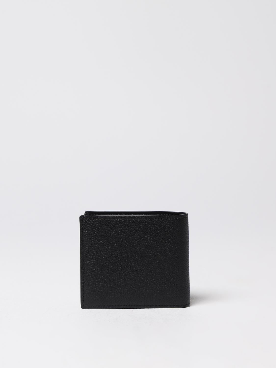 FENDI WALLET: Fendi wallet in grained leather, Black - Img 3