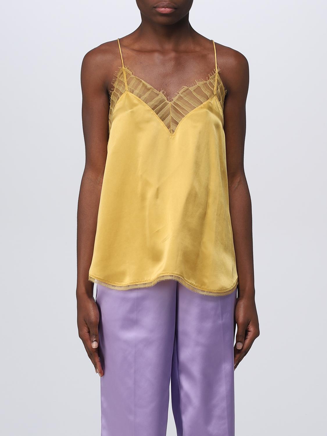 IRO TOP: Top e bluse donna Iro, Giallo - Img 1