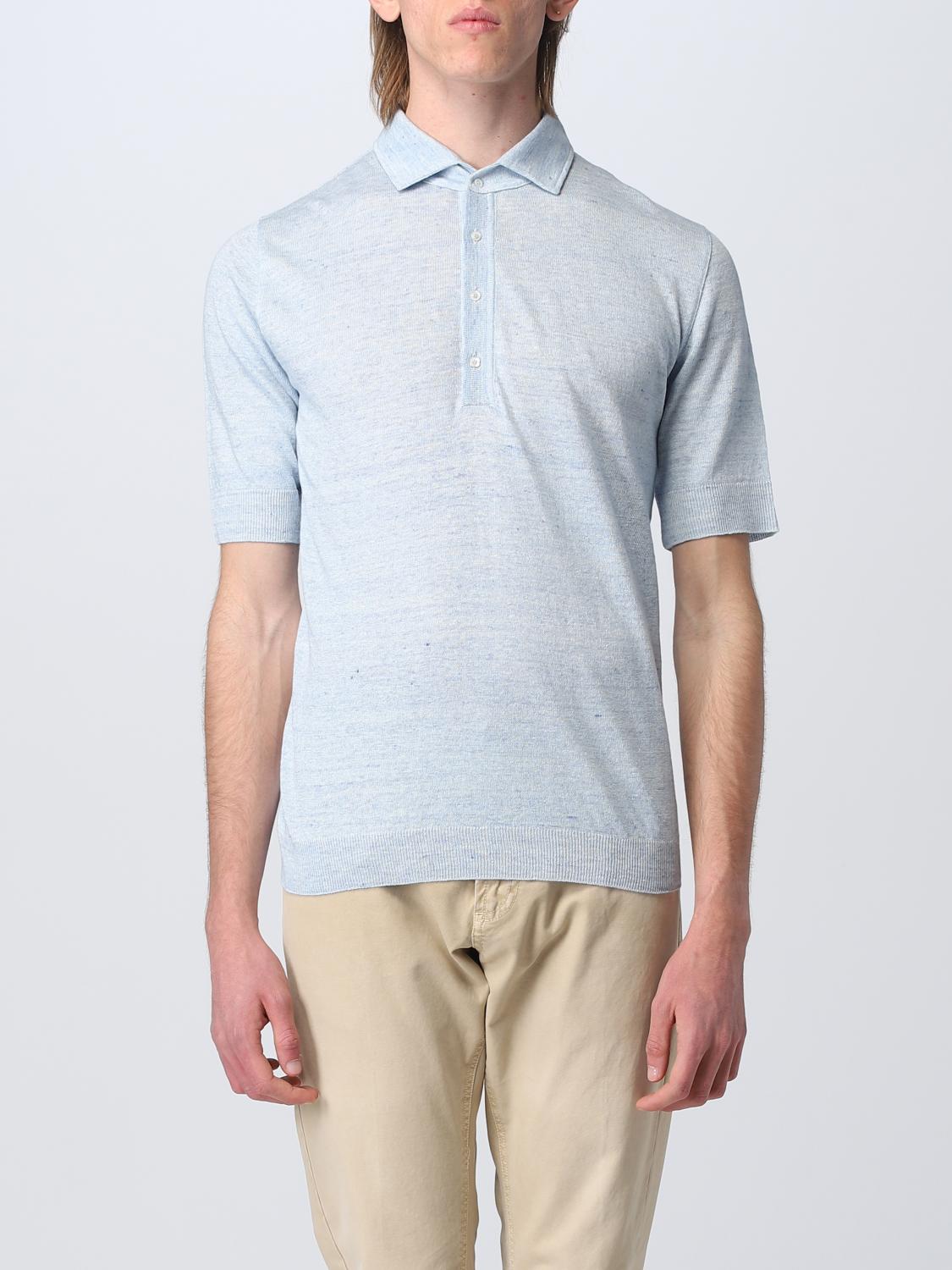 LARDINI POLO: Polo homme Lardini, Bleu - Img 1