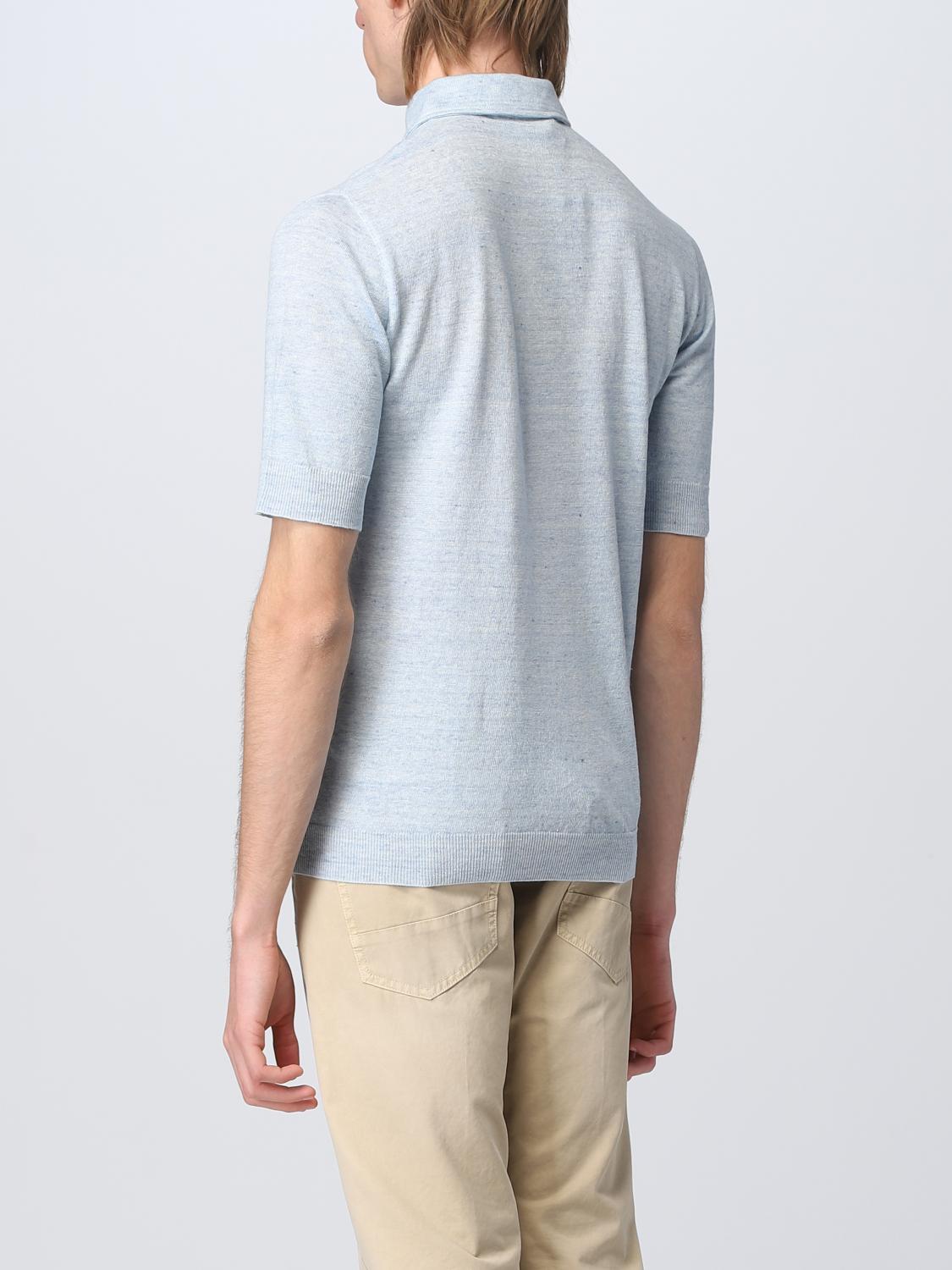 LARDINI POLO: Polo homme Lardini, Bleu - Img 2
