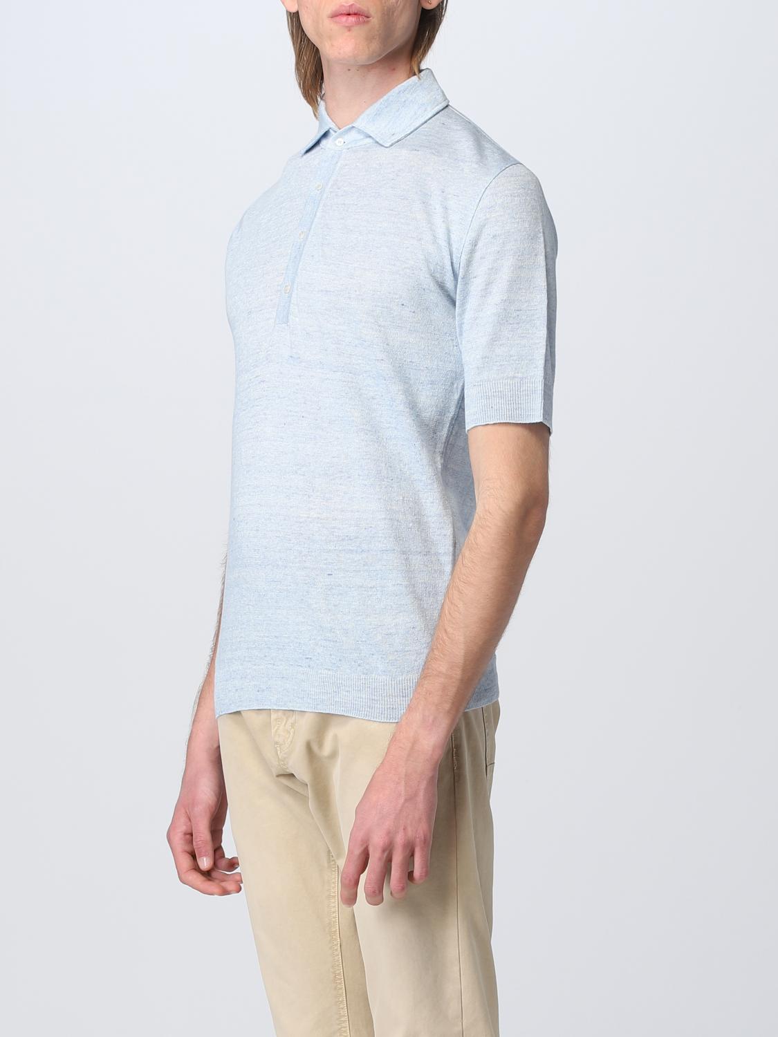 LARDINI POLO: Polo homme Lardini, Bleu - Img 3