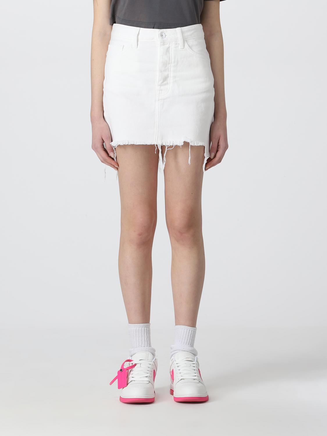 OFF-WHITE FALDA: Falda mujer Off-white, Blanco - Img 1