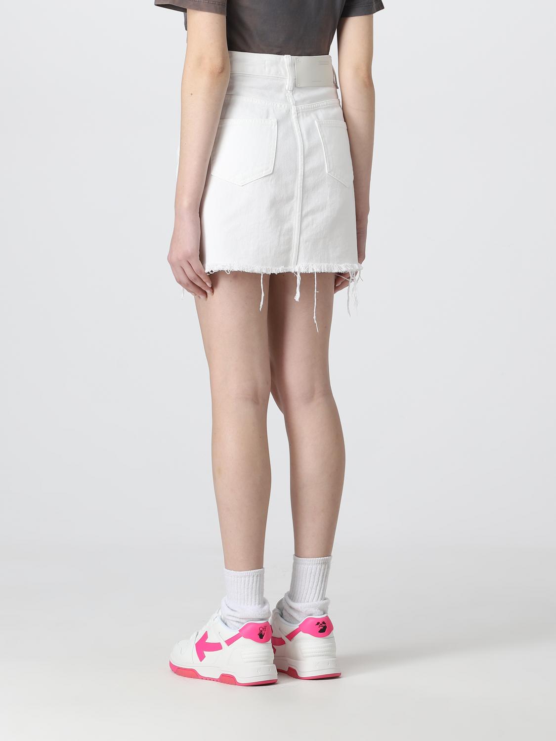 OFF-WHITE FALDA: Falda mujer Off-white, Blanco - Img 3