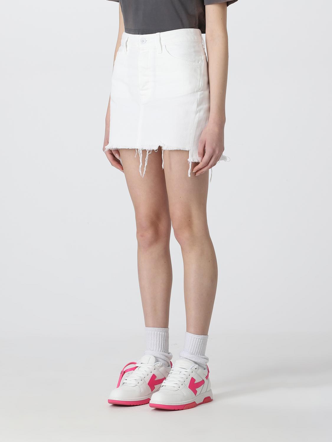 OFF-WHITE FALDA: Falda mujer Off-white, Blanco - Img 4